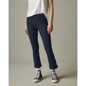 American Giant Ponte‎ Kick Flare Pant Charcoal Gray Black Womens Size 8